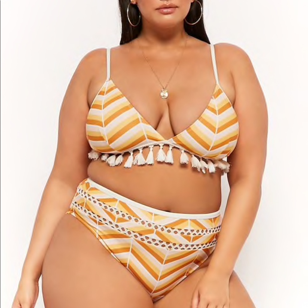👙 Boho Chevron Bikini